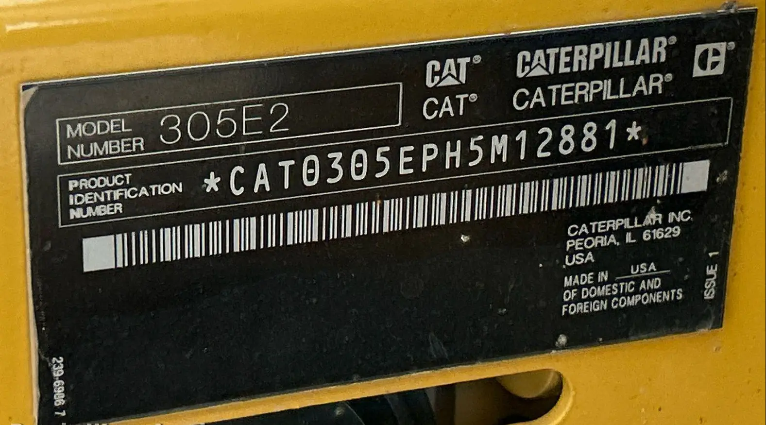 2020 Caterpillar 305E2 Mini Excavator For Sale | Low Hours | Live Auction
