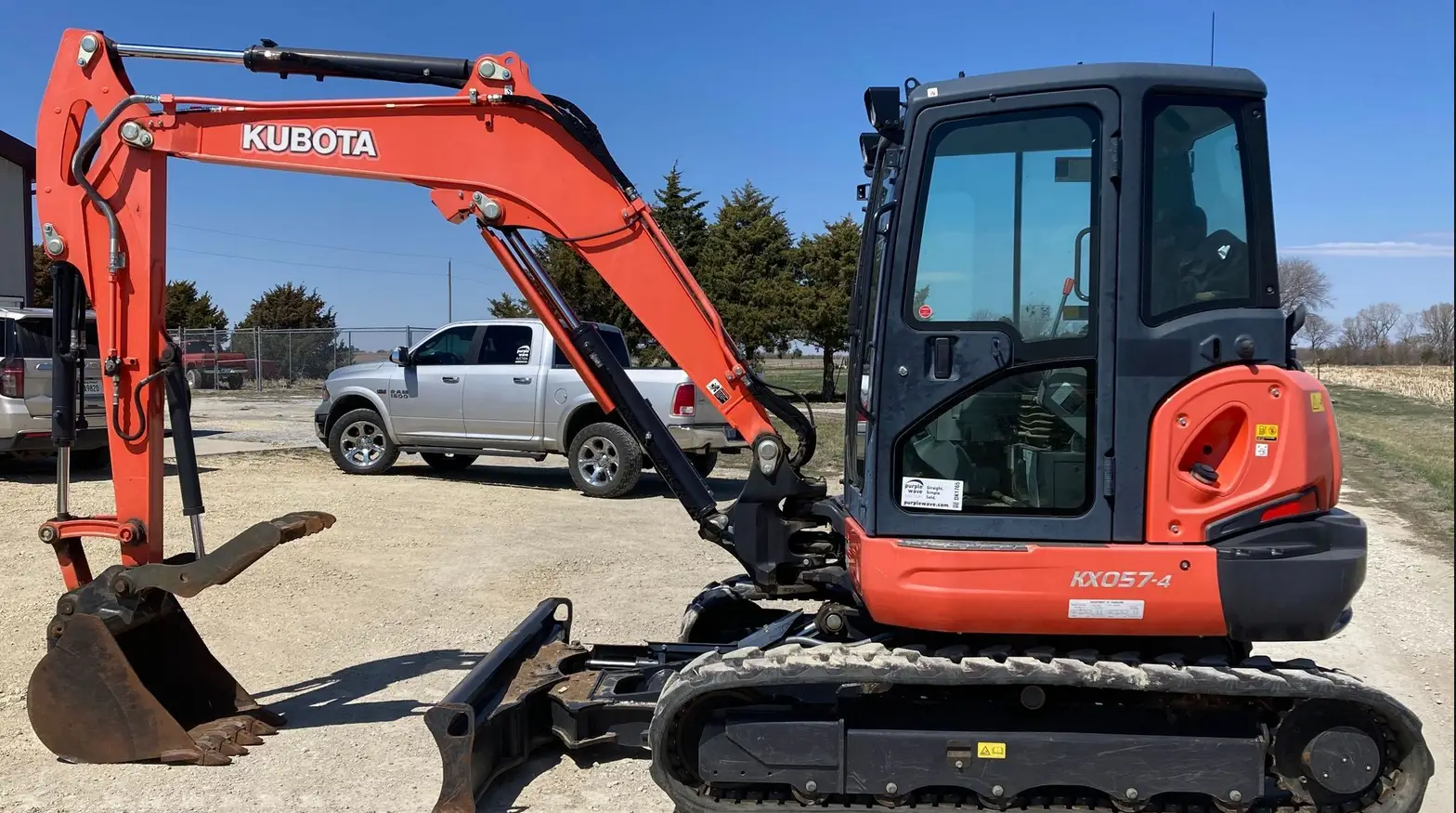 2016 Kubota KX057-4 Mini Excavator For Sale | Low Hours | Live Auction