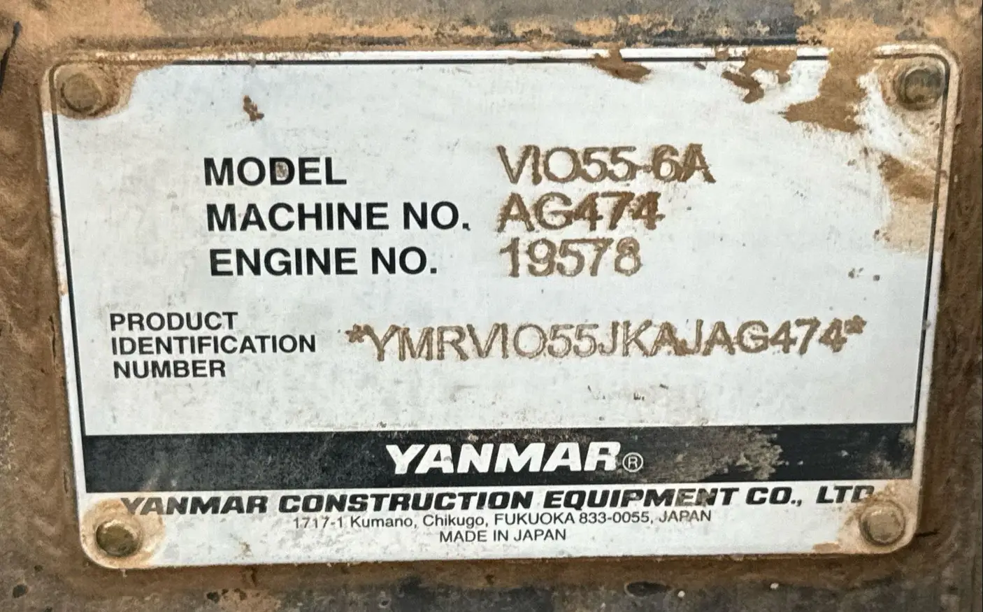 2018 Yanmar VIO55-6A Mini Excavator For Sale | Low Hours | Live Auction