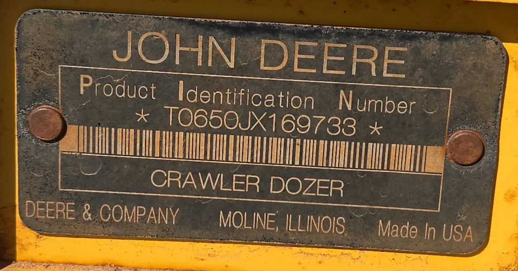 2008 John Deere 650J LT dozer