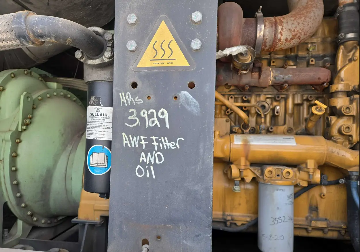 2011 Sullair 9001150XH air compressor