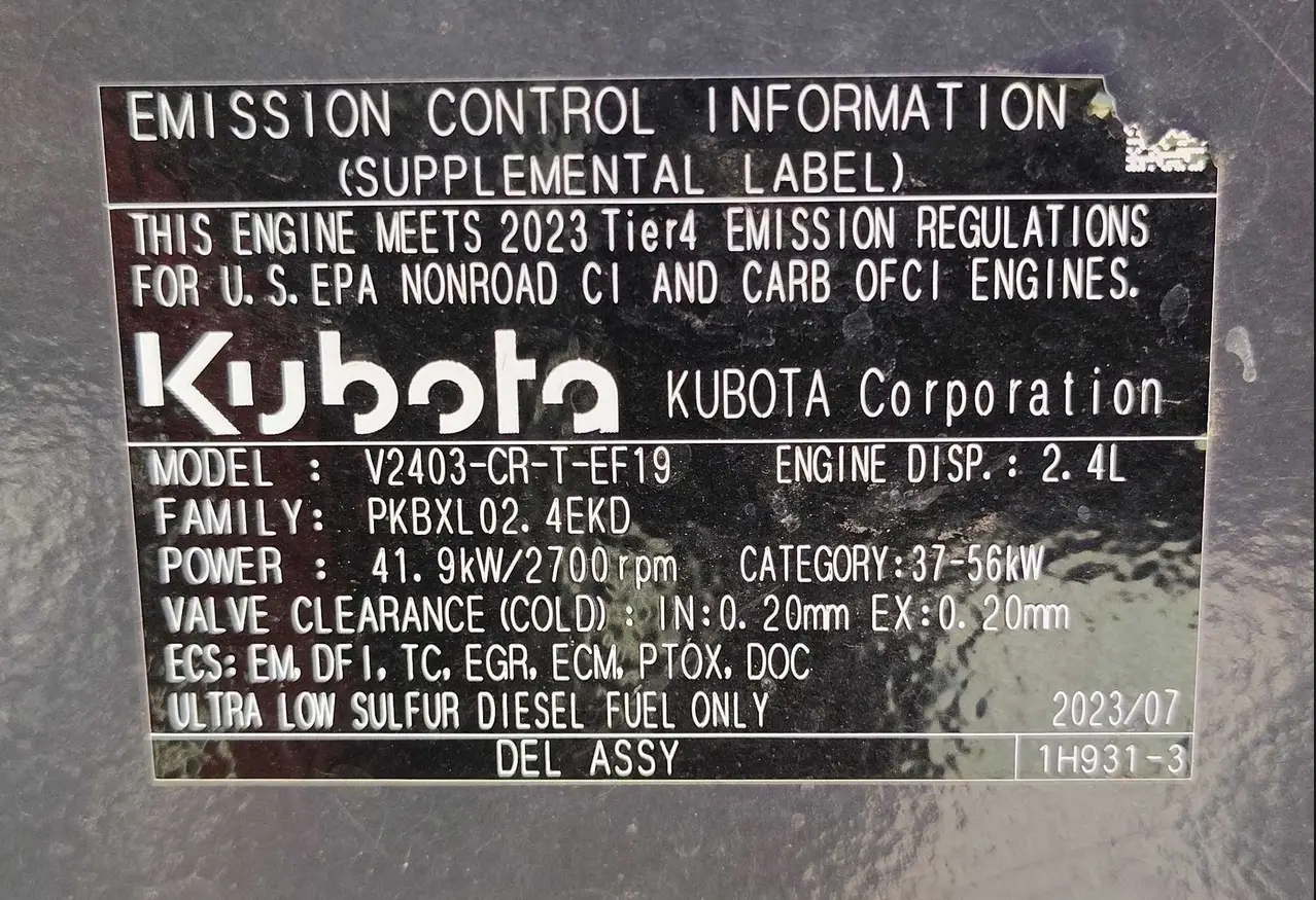 2023 Kubota MX5400HSTC MFWD tractor