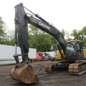 2018 John Deere 210G LC Excavator Trackhoe Auxiliary Hydraulics AC Heat