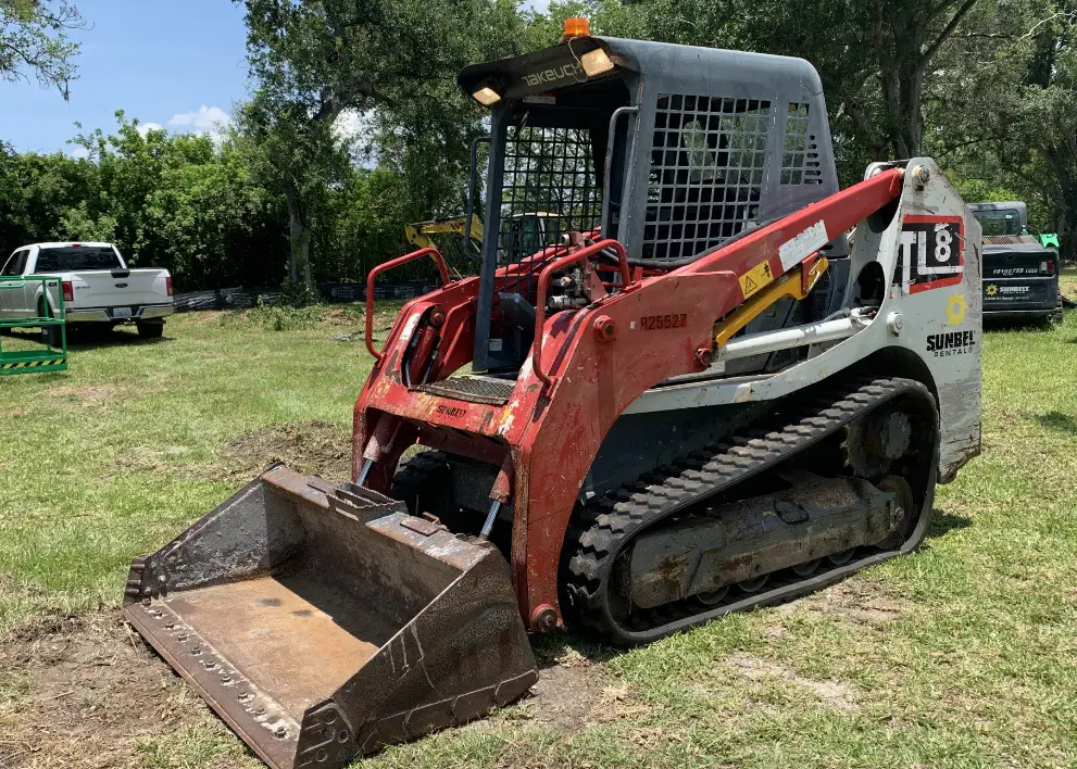2016 Takeuchi TL8 Tracked Skid Steer Loader Crawler Aux Hyd Kubota 74 hp