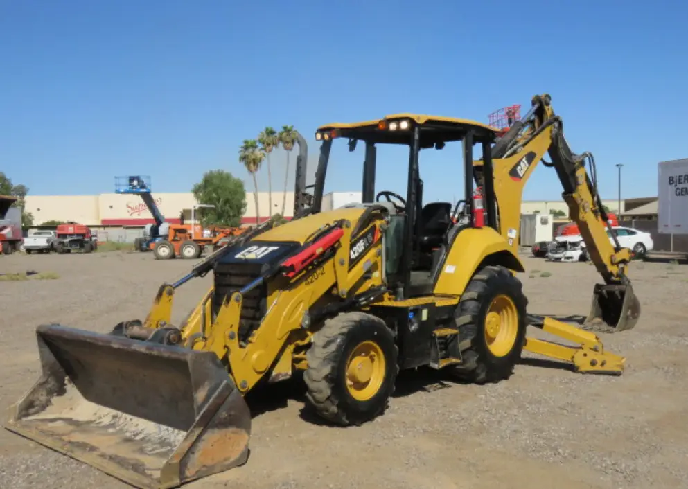 2017 Caterpillar 420F2 IT 4WD Backhoe Loader E-Stick Aux Hyd Q/C