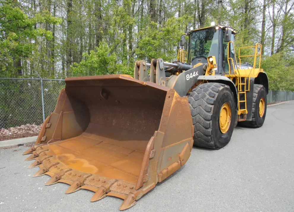 2009 John Deere 844K 4WD Articulating Wheel Loader Cab A/C
