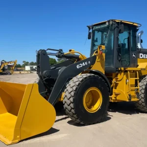 2018 John Deere 624K Series II Wheel Loader A/C Cab Ride Control