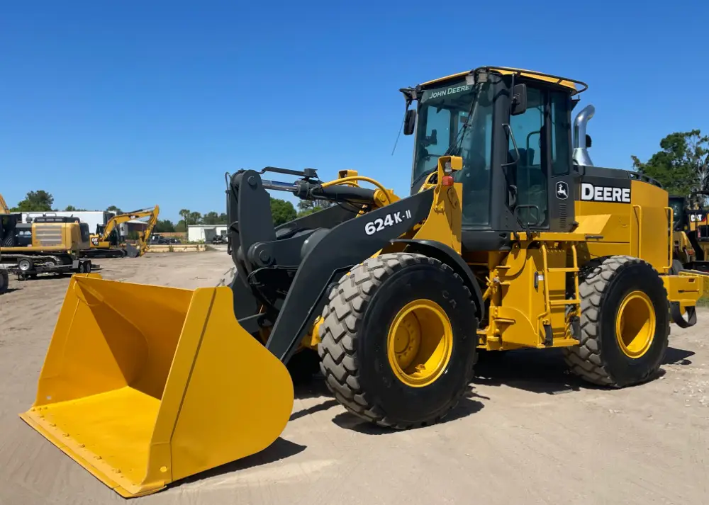 2018 John Deere 624K Series II Wheel Loader A/C Cab Ride Control