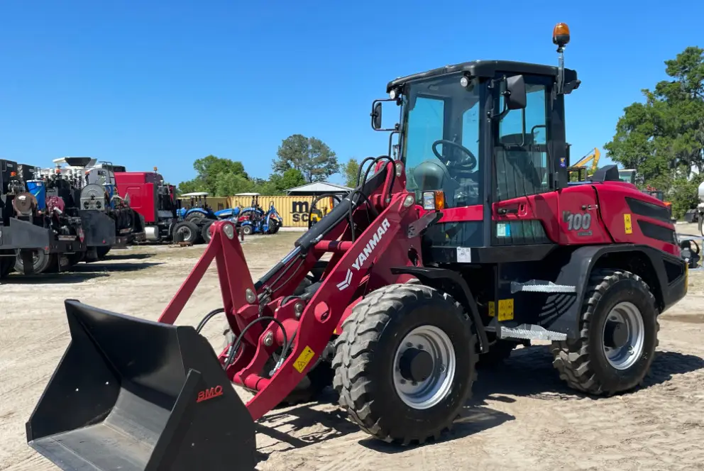 2022 Yanmar V100 Wheel Loader Cab 1 Yard Bucket Diesel NEW