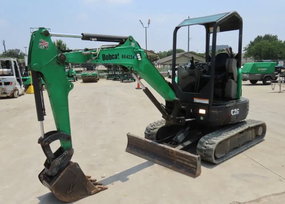 2016 Bobcat E26 Mini Excavator Rubber Tracks Aux Hydraulics