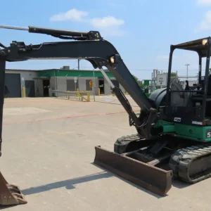2016 John Deere 50G Mini Excavator Diesel Trackhoe Aux Hydraulics Blade