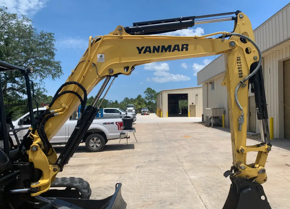 2019 Yanmar VIO55-6A Mini Excavator Blade Bucket Aux Hyd Q/C