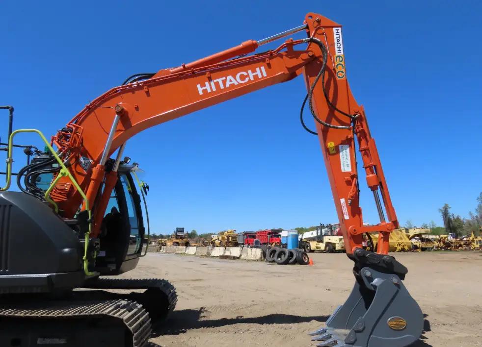 2021 Hitachi ZX135US-6 Excavator Hyd Q/C Aux Hyd Enclosed Cab A/C Izuzu