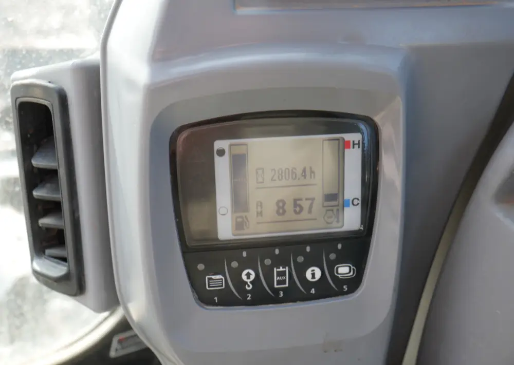 2016 Kubota KX080-4 Hydraulic Mini Excavator Cab Heat A/C Aux Hyd Blade