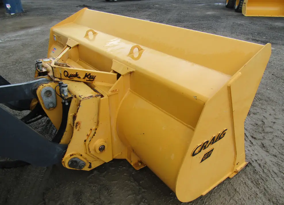 2015 John Deere 524K Wheel Loader Aux Hyd Q/C Craig Bucket Cab LOW HOURS