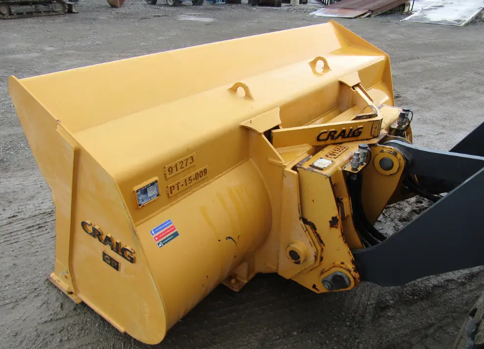 2015 John Deere 524K Wheel Loader Aux Hyd Q/C Craig Bucket Cab LOW HOURS