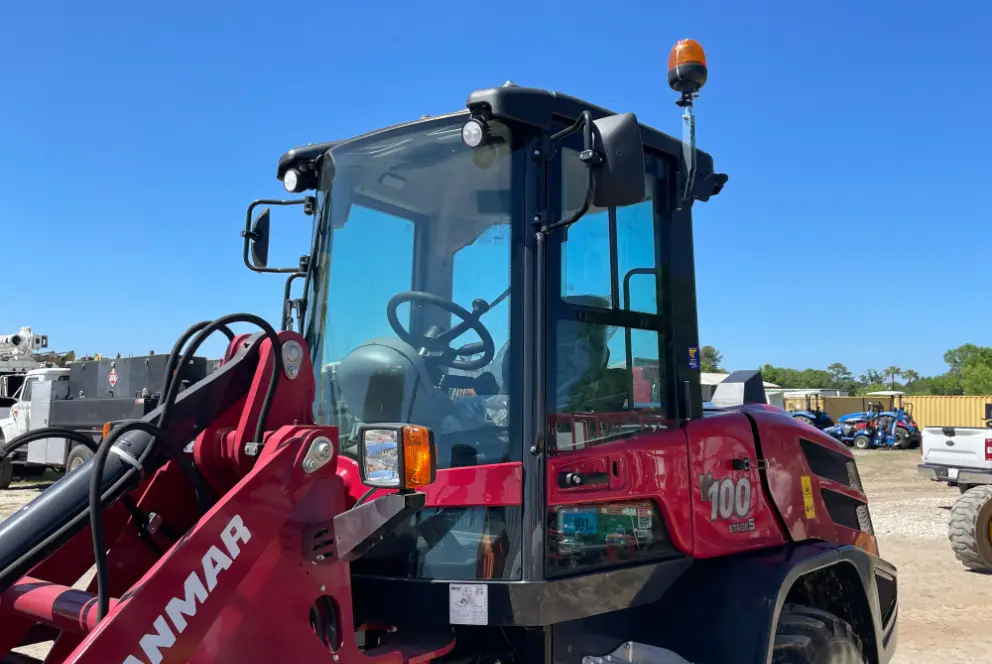 2022 Yanmar V100 Wheel Loader Cab 1 Yard Bucket Diesel NEW
