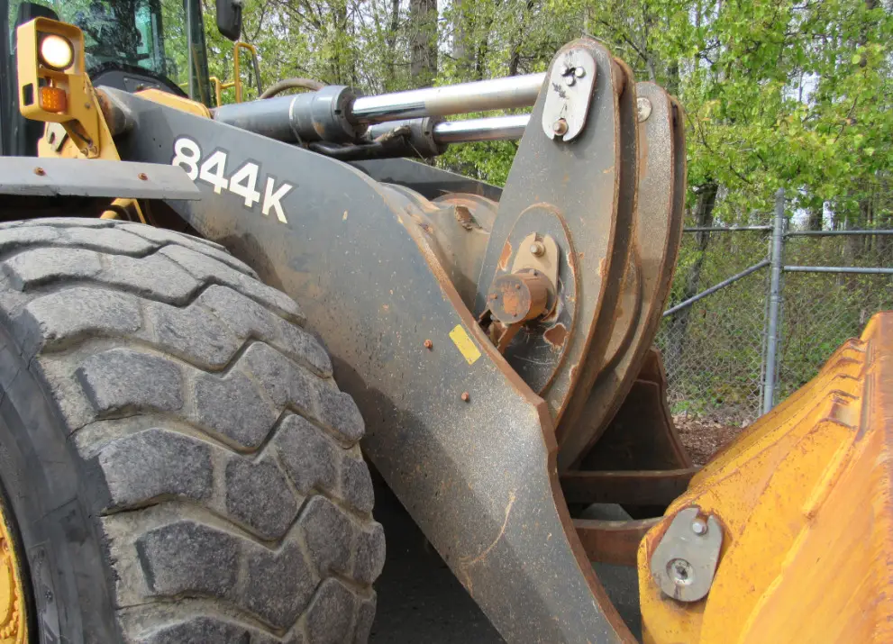 2009 John Deere 844K 4WD Articulating Wheel Loader Cab A/C