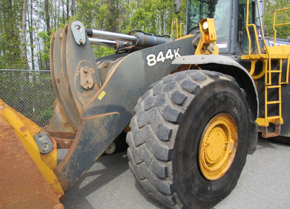 2009 John Deere 844K 4WD Articulating Wheel Loader Cab A/C
