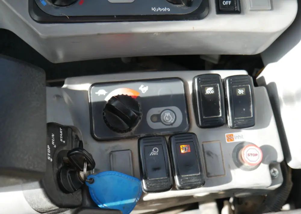 2016 Kubota KX080-4 Hydraulic Mini Excavator Cab Heat A/C Aux Hyd Blade