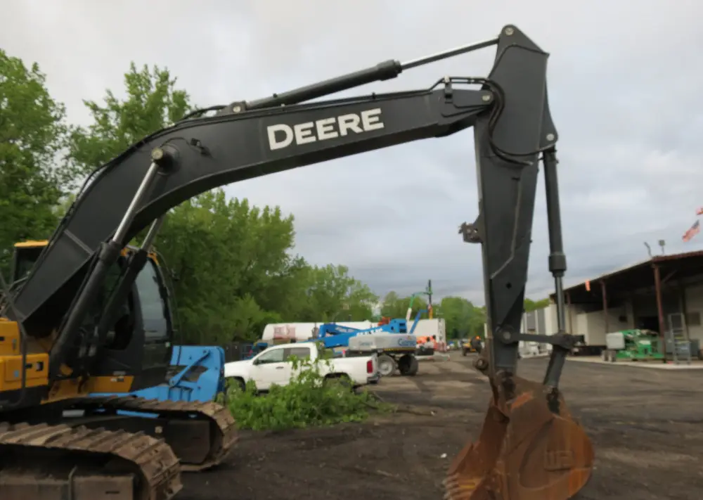 2018 John Deere 210G LC Excavator Trackhoe Auxiliary Hydraulics AC Heat