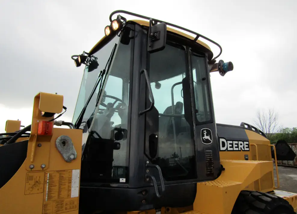 2015 John Deere 524K Wheel Loader Aux Hyd Q/C Craig Bucket Cab LOW HOURS