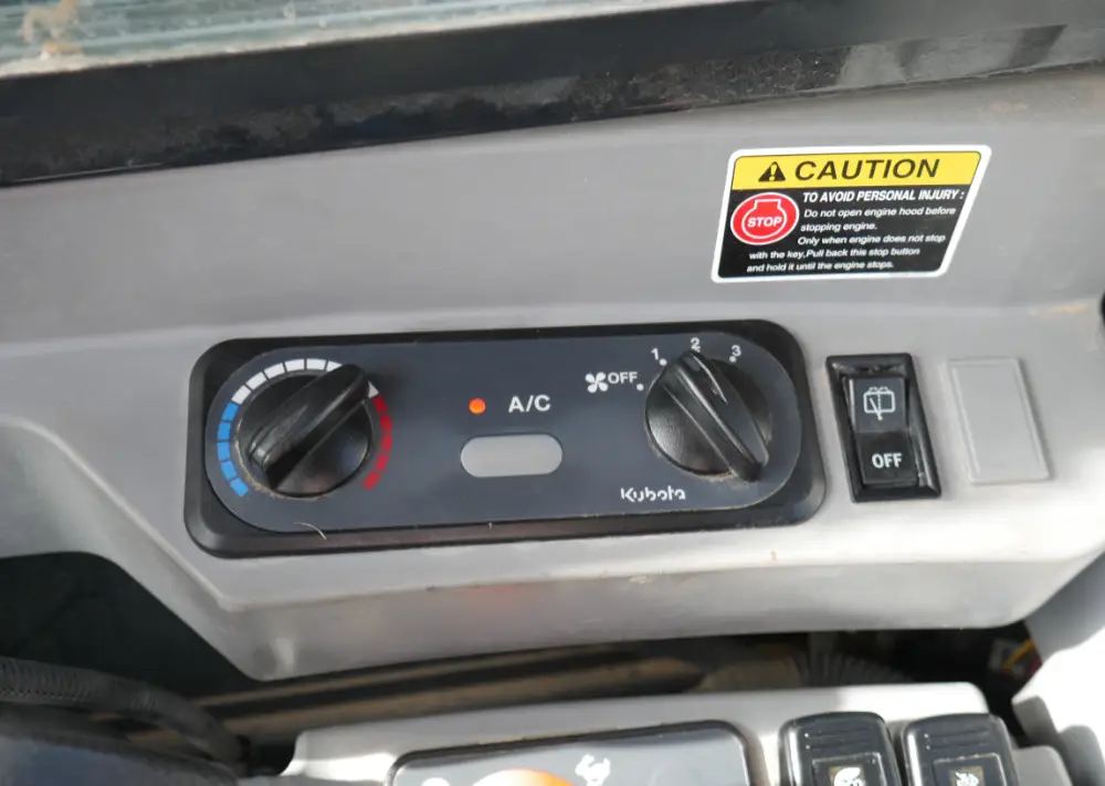 2016 Kubota KX080-4 Hydraulic Mini Excavator Cab Heat A/C Aux Hyd Blade