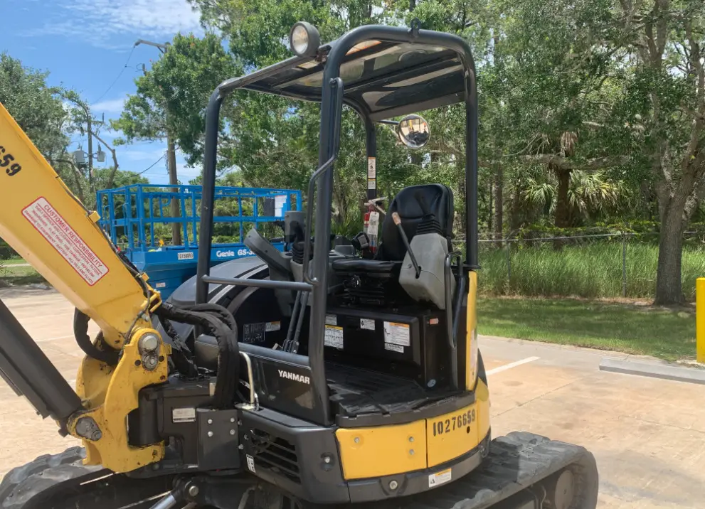 2019 Yanmar VIO55-6A Mini Excavator Blade Bucket Aux Hyd Q/C