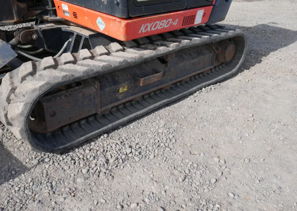 2016 Kubota KX080-4 Hydraulic Mini Excavator Cab Heat A/C Aux Hyd Blade