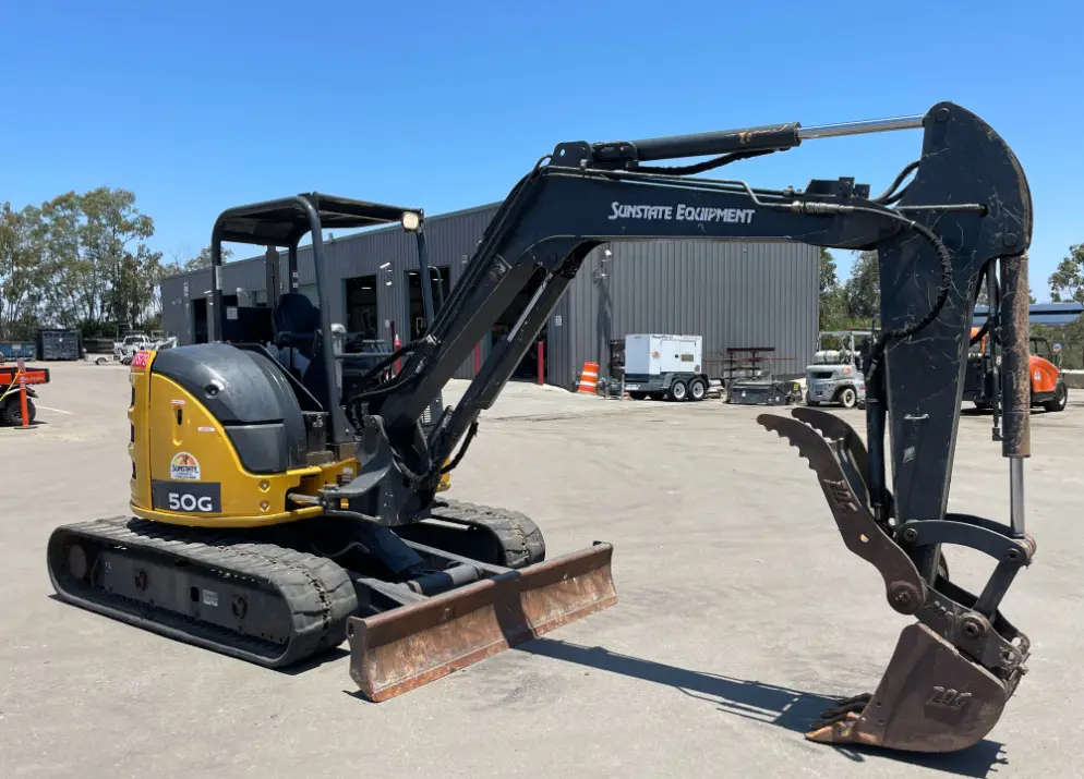 2018 John Deere 50G Mini Excavator Backhoe Aux Hyd Diesel Thumb Bucket