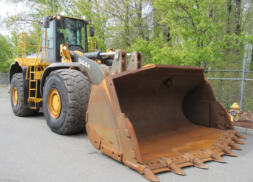 2009 John Deere 844K 4WD Articulating Wheel Loader Cab A/C
