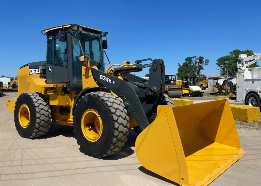 2018 John Deere 624K Series II Wheel Loader A/C Cab Ride Control