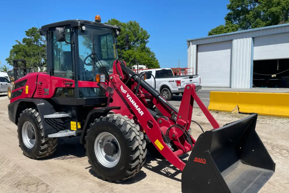 2022 Yanmar V100 Wheel Loader Cab 1 Yard Bucket Diesel NEW