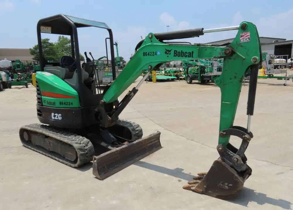 2016 Bobcat E26 Mini Excavator Rubber Tracks Aux Hydraulics
