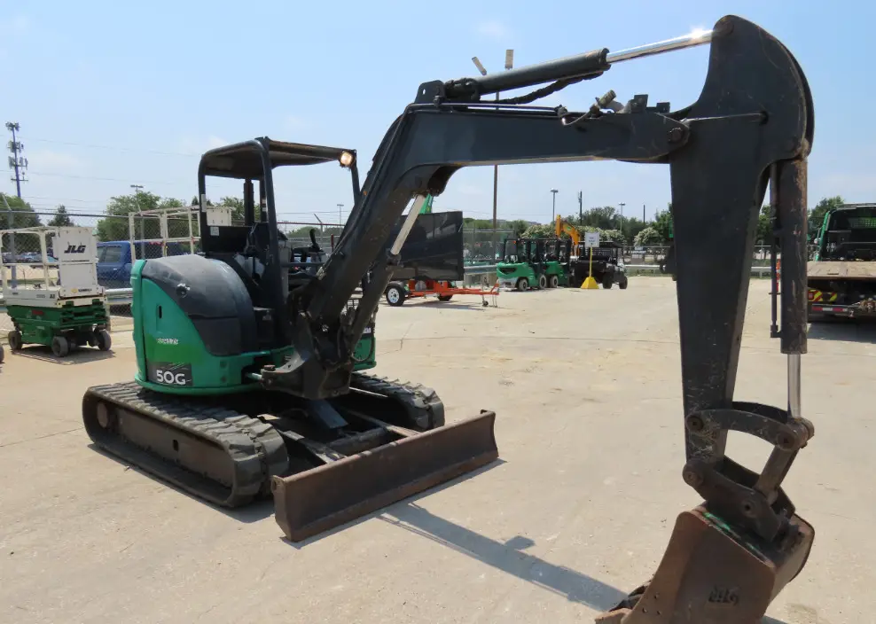 2016 John Deere 50G Mini Excavator Diesel Trackhoe Aux Hydraulics Blade