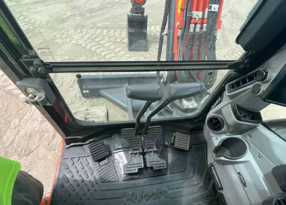 2021 Kubota KX060-5 Mini Excavator Rubber Tracks Cab Backhoe Blade 2-spd
