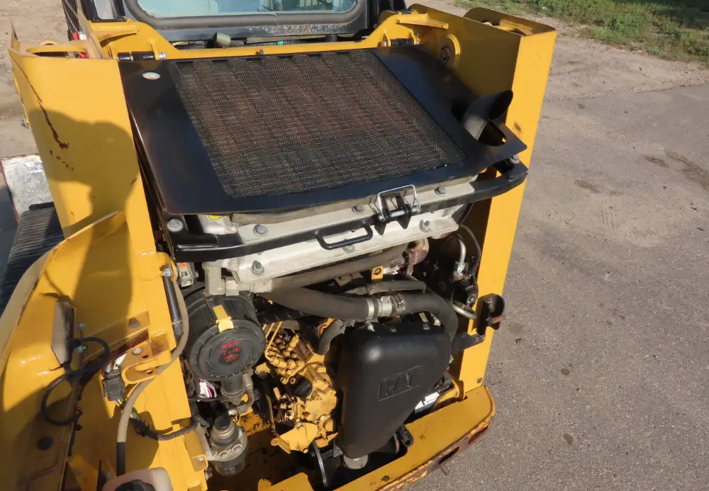 2015 Caterpillar 247B3 tracked skid steer loader Cab 2 Speed A/C Aux Hyd Q/C