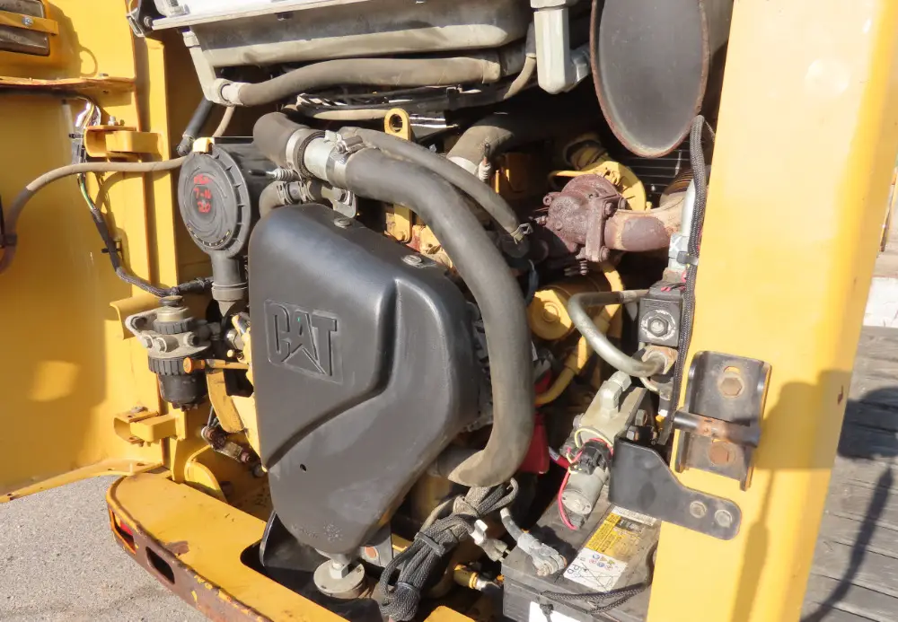 2015 Caterpillar 247B3 tracked skid steer loader Cab 2 Speed A/C Aux Hyd Q/C