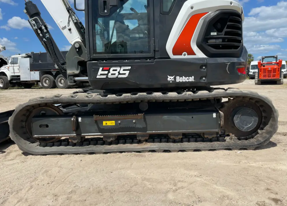 2020 Bobcat E85 Mini Excavator A/C Cab Hydraulic Thumb Aux Q/C bidadoo