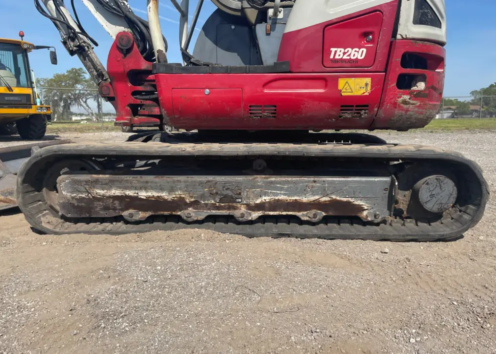 2017 Takeuchi TB260 Mini Excavator Rubber Tracks Backhoe Thumb Diesel