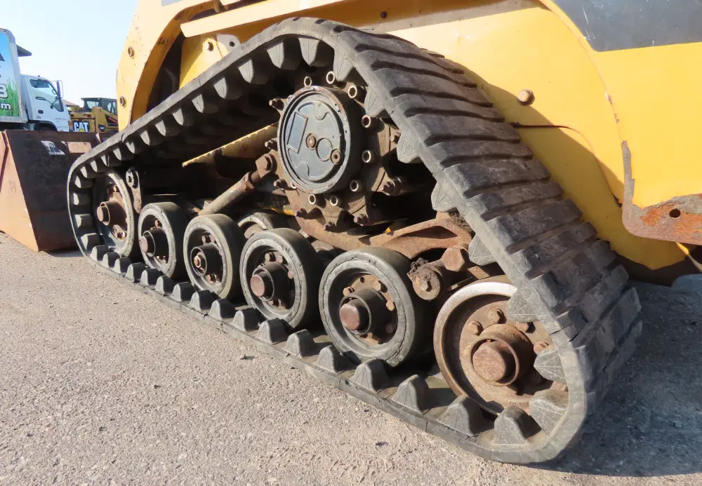 2015 Caterpillar 247B3 tracked skid steer loader Cab 2 Speed A/C Aux Hyd Q/C