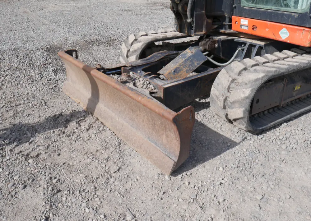 2016 Kubota KX080-4 Hydraulic Mini Excavator Cab Heat A/C Aux Hyd Blade