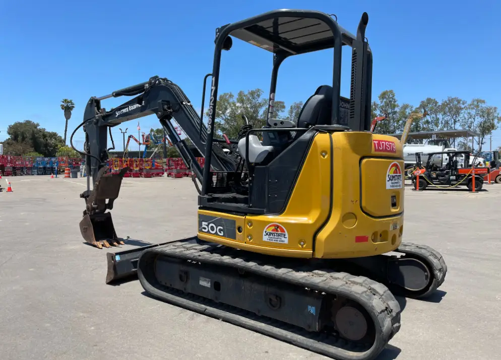 2018 John Deere 50G Mini Excavator Backhoe Aux Hyd Diesel Thumb Bucket