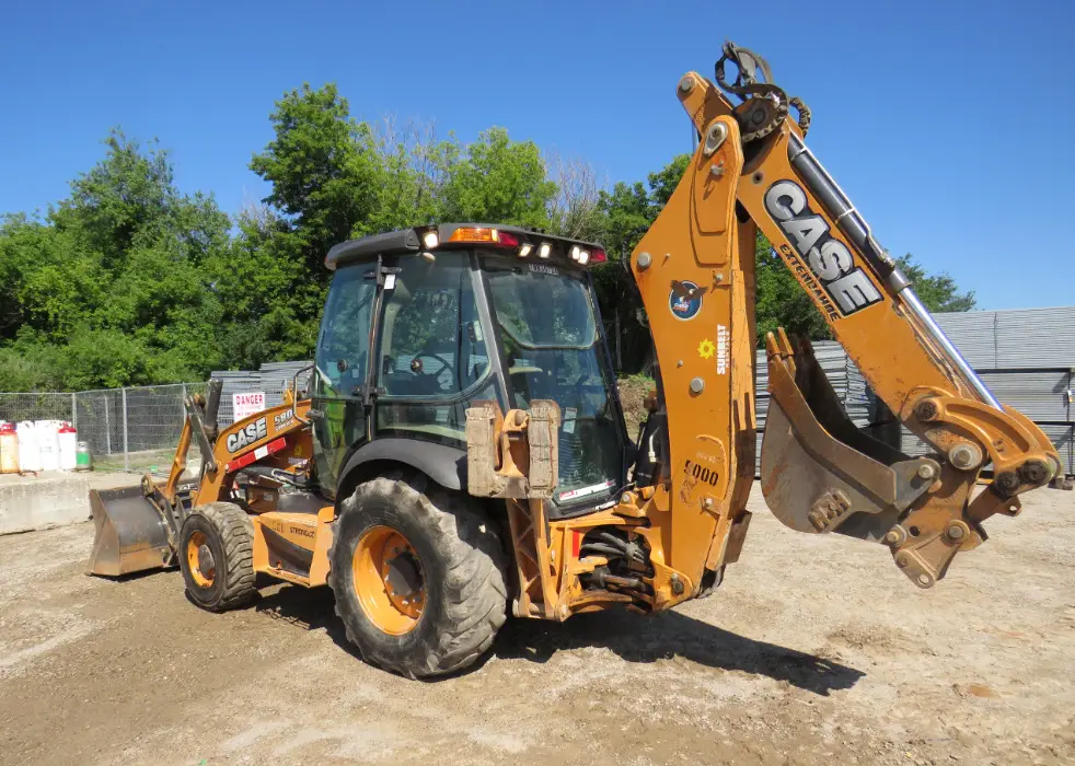 2016 Case 580 Super N 4WD Loader Backhoe Enclosed Bucket