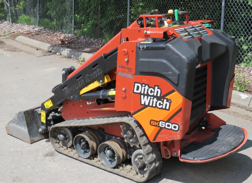2020 Ditch Witch SK600 Ride On Tracked Skid Steer Loader Aux Hyd Diesel