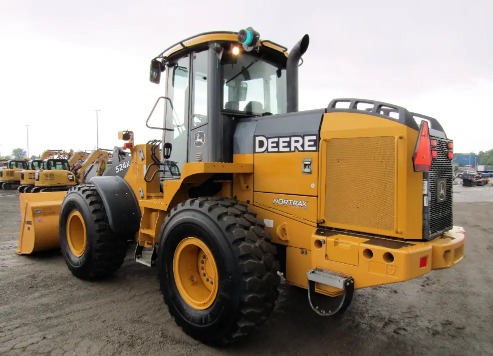 2015 John Deere 524K Wheel Loader Aux Hyd Q/C Craig Bucket Cab LOW HOURS