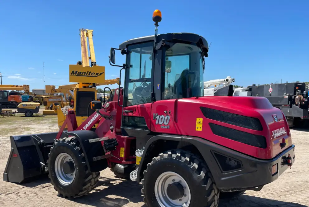 2022 Yanmar V100 Wheel Loader Cab 1 Yard Bucket Diesel NEW