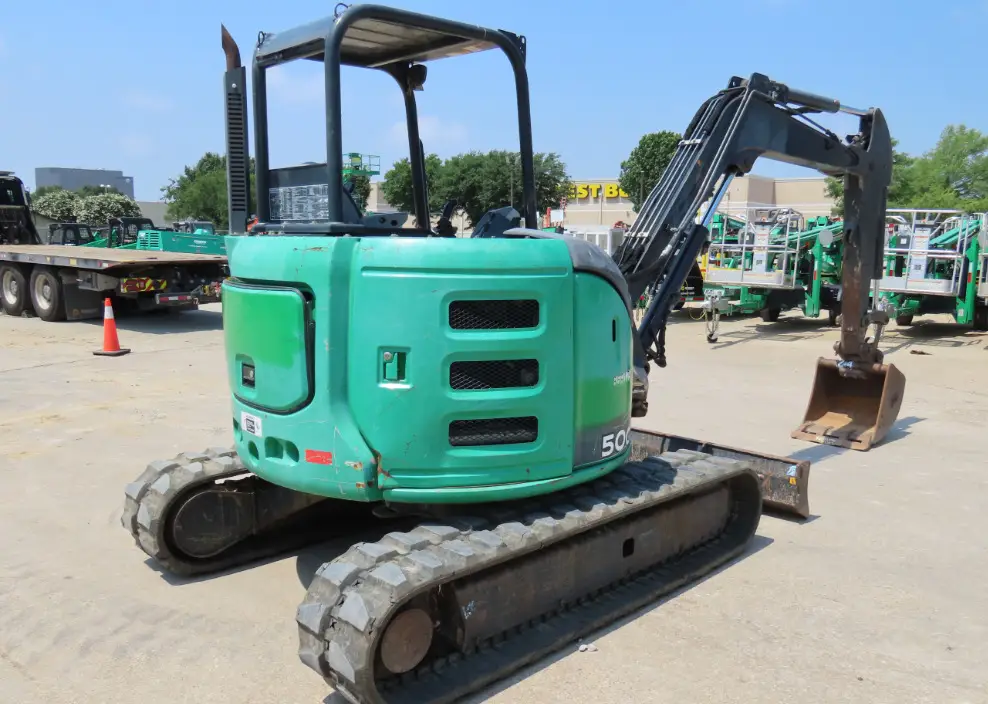 2016 John Deere 50G Mini Excavator Diesel Trackhoe Aux Hydraulics Blade