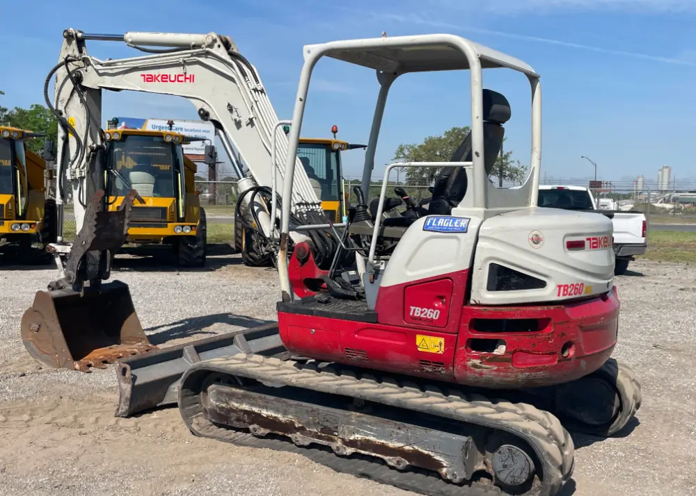 2017 Takeuchi TB260 Mini Excavator Rubber Tracks Backhoe Thumb Diesel