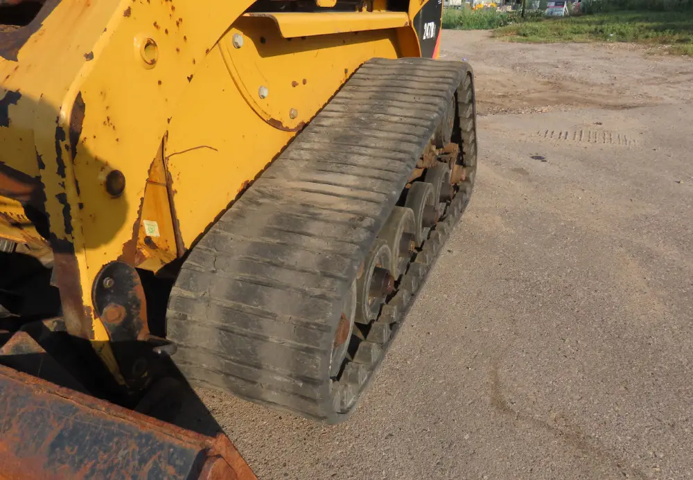 2015 Caterpillar 247B3 tracked skid steer loader Cab 2 Speed A/C Aux Hyd Q/C
